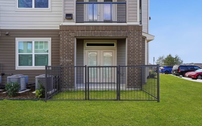 Apartments in Fate, TX with private fenced-in yard