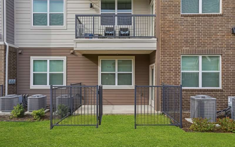 Fenced-in yard at Prose Greenbriar community