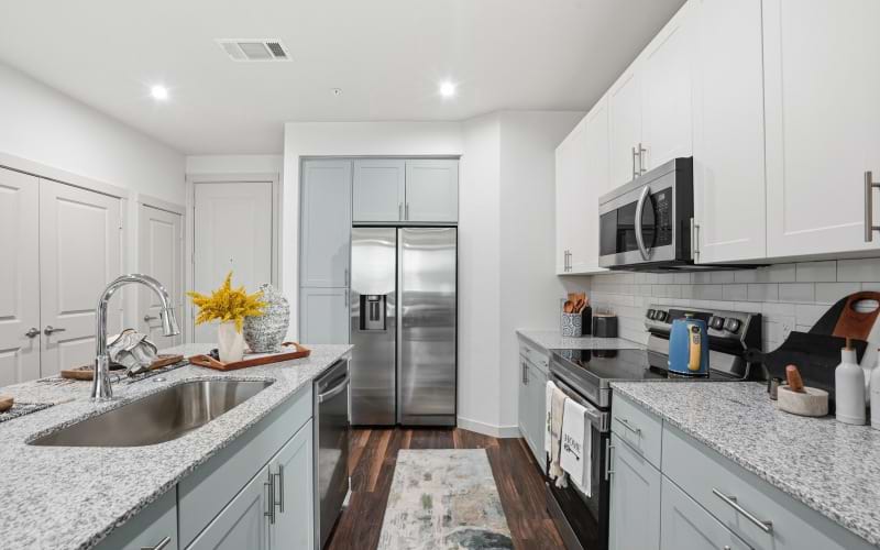 Apartments in Fate, TX with stainless steel appliances