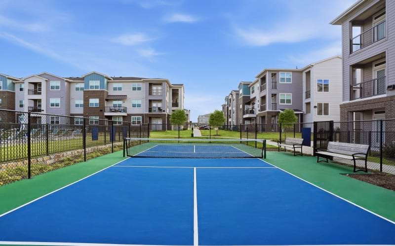Fate, TX apartment with pickleball court