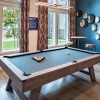 room with a pool table